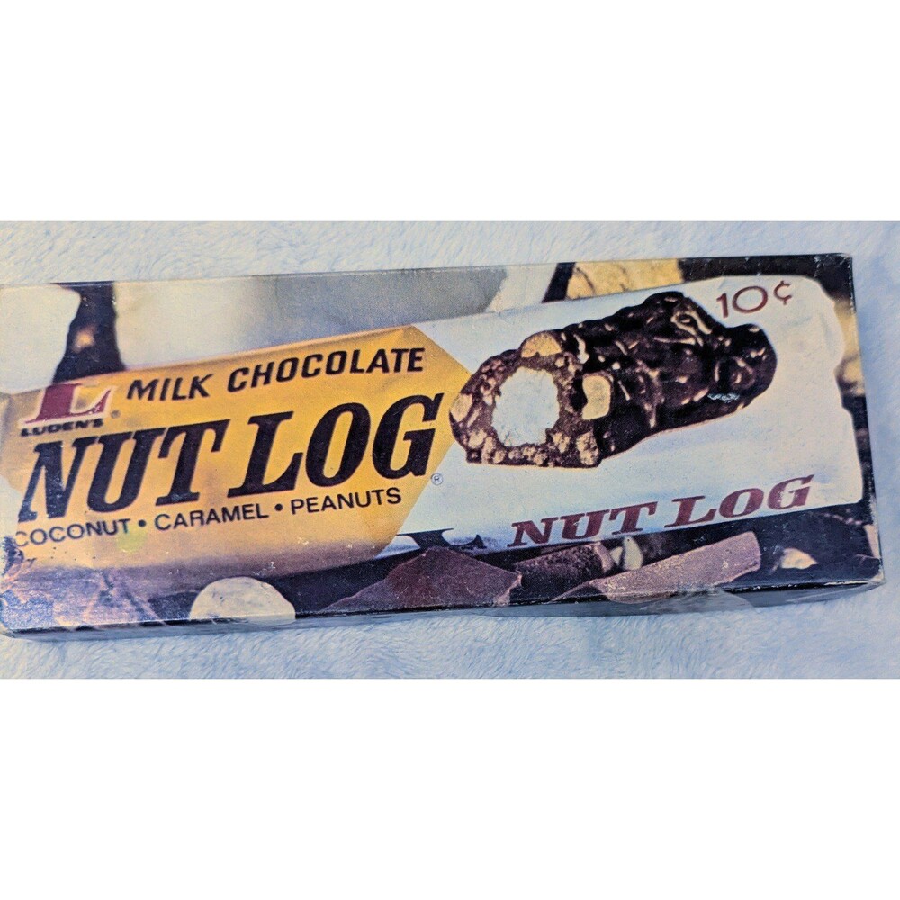 Vintage Luden's Nut Log Milk Chocolate Candy Bar Wrapper Puzzle